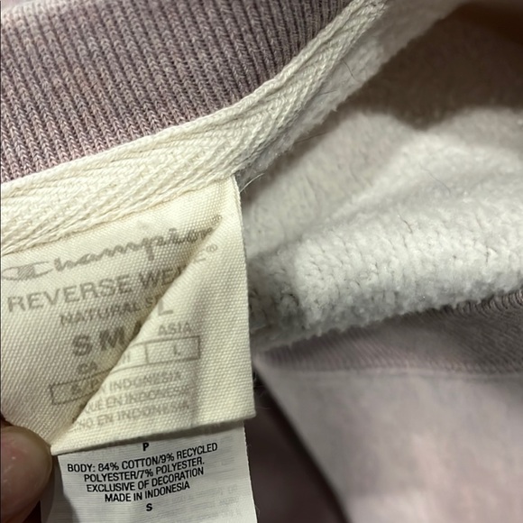 Champion Sweatshirt pullover dusty rose small women’s - Picture 7 of 10